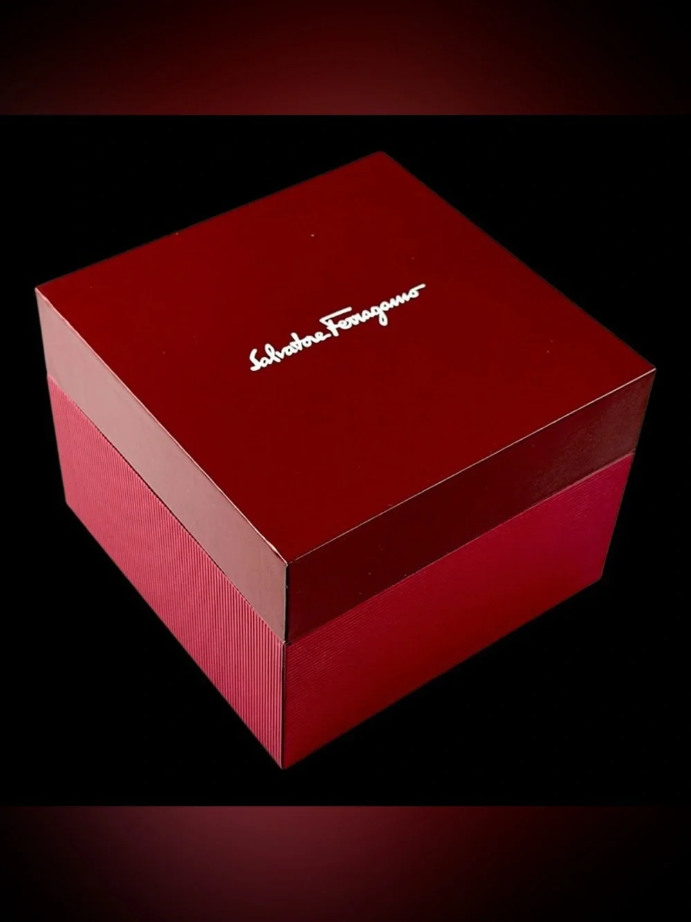 Brand New Salvatore Ferragamo Silver Dial Watch with Brown Leather Strap